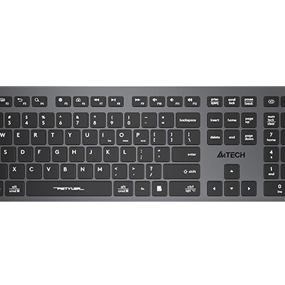 A4-Tech Şarjlı Bluetooth Klavye Gri (FBX50C)