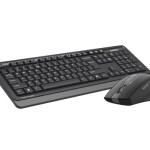 A4-Tech Kablosuz Set Gri (FG1035)