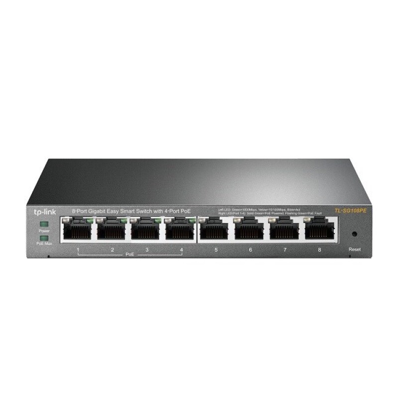 Tp-Link 8Port Gigabit 4xPoE 65W (TL-SG108PE)