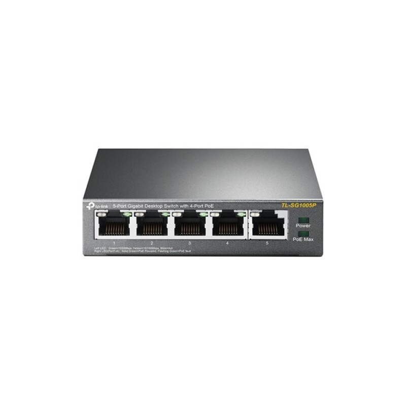 Tp-Link 5Port Gigabit 4xPoE 65W (TL-SG1005P)