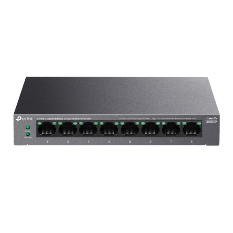 Tp-Link 8Port PoE Gigabit (LS108GP)