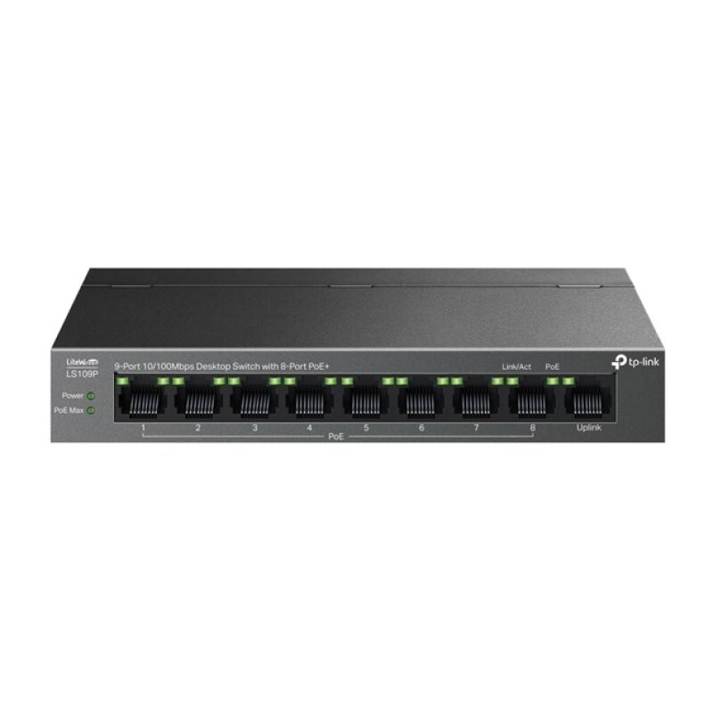 Tp-Link 10/100Mbps 9Port 8xPoE 63W (LS109P)