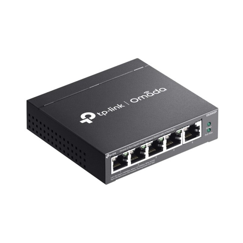 Omada 5Port Gigabit 4xPoE 65W (ES205GP)