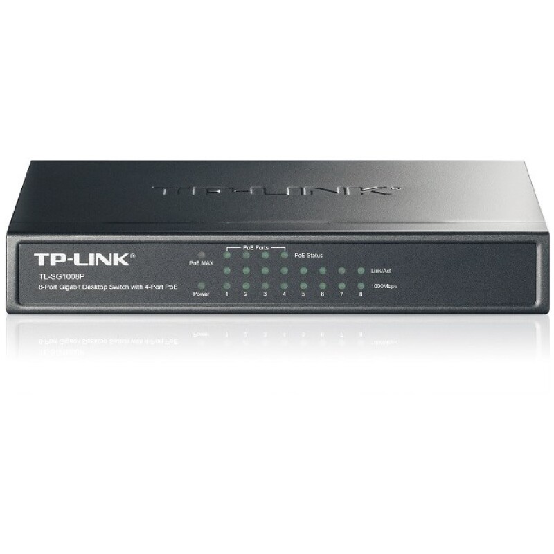 Tp-Link 8Port Gigabit 4xPoE 55W (TL-SG1008P)