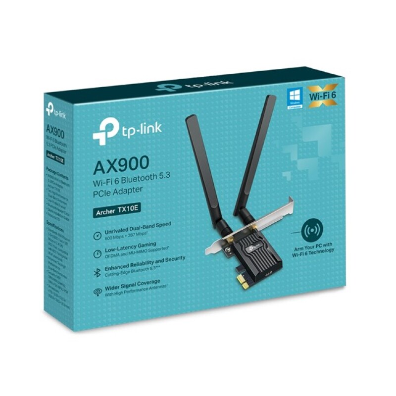 Tp-Link Bluetooth PCIe Adaptör Wi-Fi6 (TX10E)