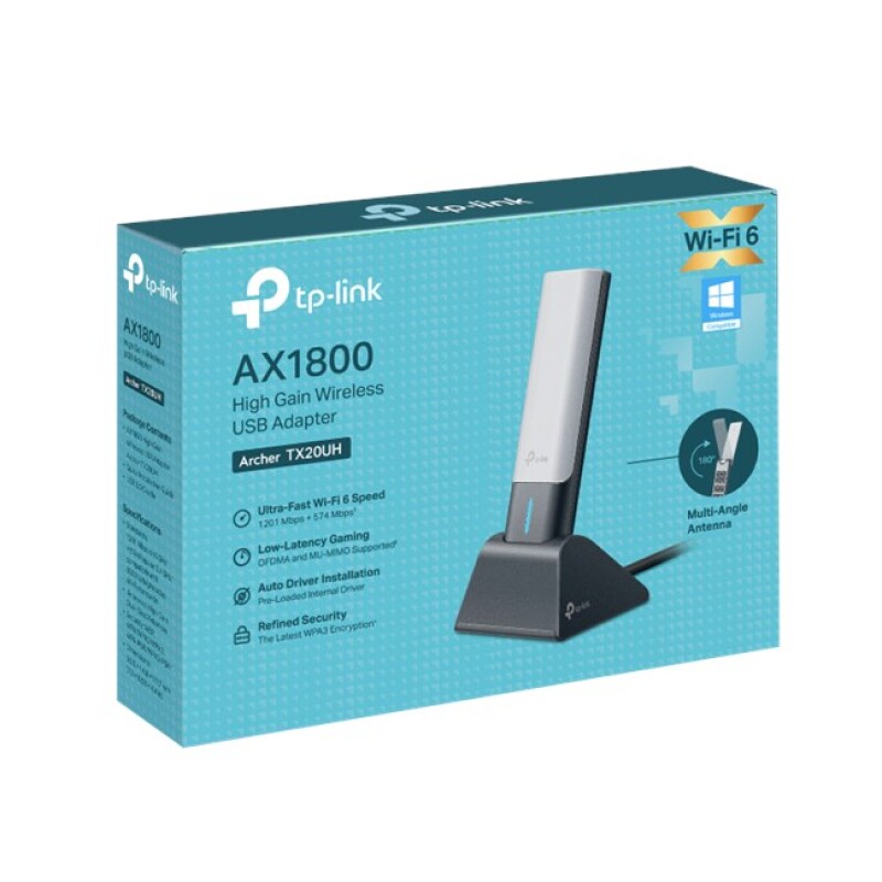 Tp-Link Kablosuz USB Adaptör WiFi6 (Archer TX20UH)