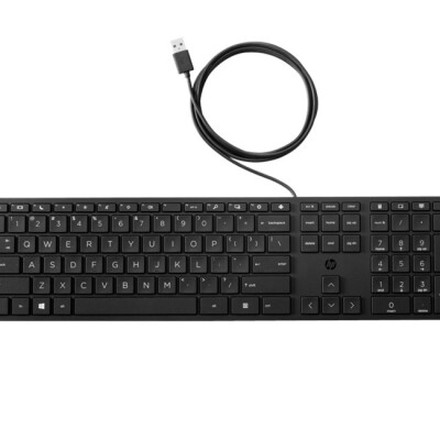 HP 320K Kablolu Klavye Siyah (9SR37AA)