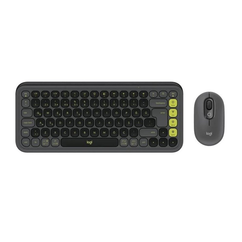 Logitech Pop Icon Blutooth Set Grafit(920-013075)