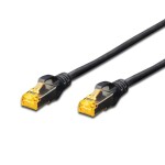 Digitus Zırhlı Patch Kablo Cat6A Siyah (0,25m)