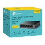 Tp-Link 5Port 10/100 Mbps 4xPoE 41W (LS105LP)