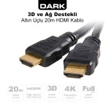Dark DK-HD-CV14L2000 20 Metre HDMI Kablo Altın