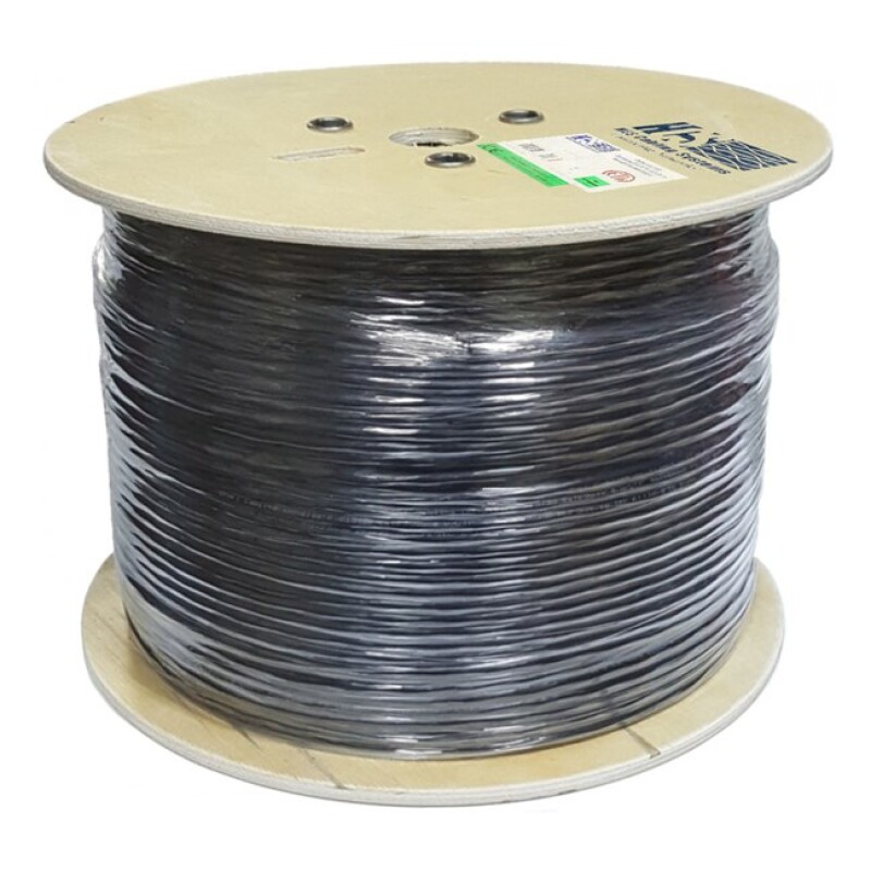 HCS  Cat6 Siyah U/UTP Outdoor Makara Kablo (500m)