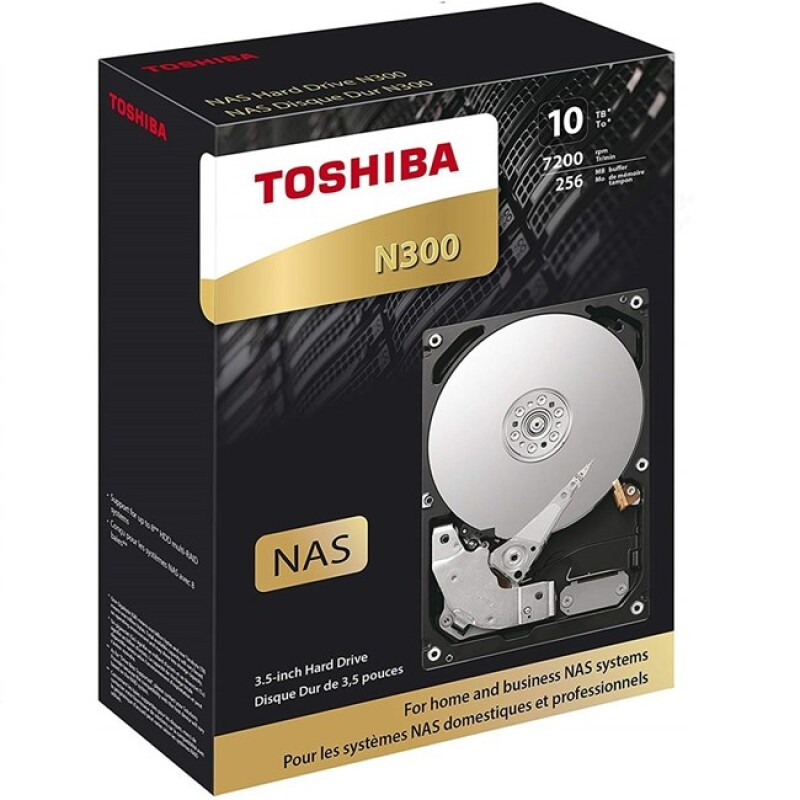 Toshiba N300 10TB 7200Rpm 512MB - MN10ADA10TS