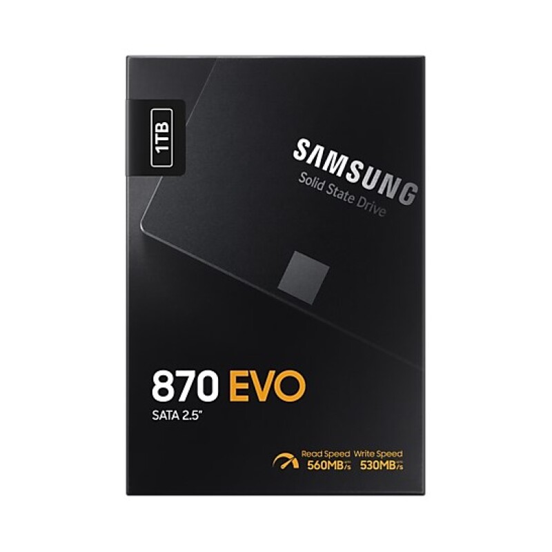 Samsung 870 Evo 1TB 2.5'' SATA SSD (560-530MB/s)