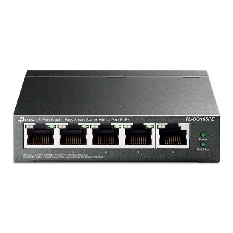 Tp-Link 5Port Gigabit Poe 65W (TL-SG105PE)