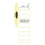 100 x 35 mm Kuşe Etiket (1250 Adet / Rulo)