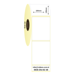 100 x 130 mm Lamine Termal Etiket (350 Adet / Rulo)