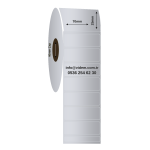 70 x 25 mm Silver Mat Etiket (1750 Adet / Rulo)
