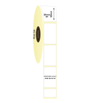 30 x 50 mm 3'lü Ara Boşluklu Termal Etiket (2700 Adet / Rulo)
